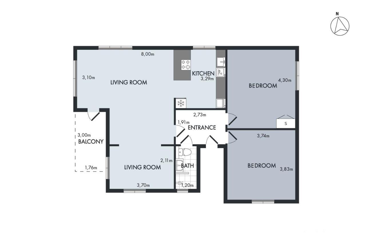 Sanders Charm - Endearing Two-bedroom With Shared Garden Appartement Copenhague