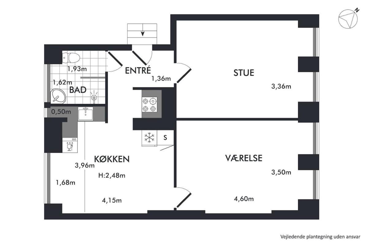 Location - 5 Min To Tivoli And Main Station Copenhagen