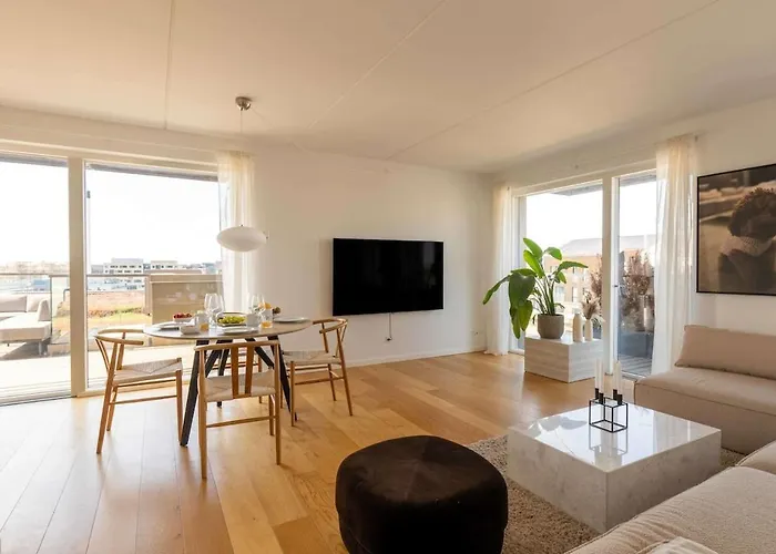Modern Penthouse With Rooftop In Enghave Brygge