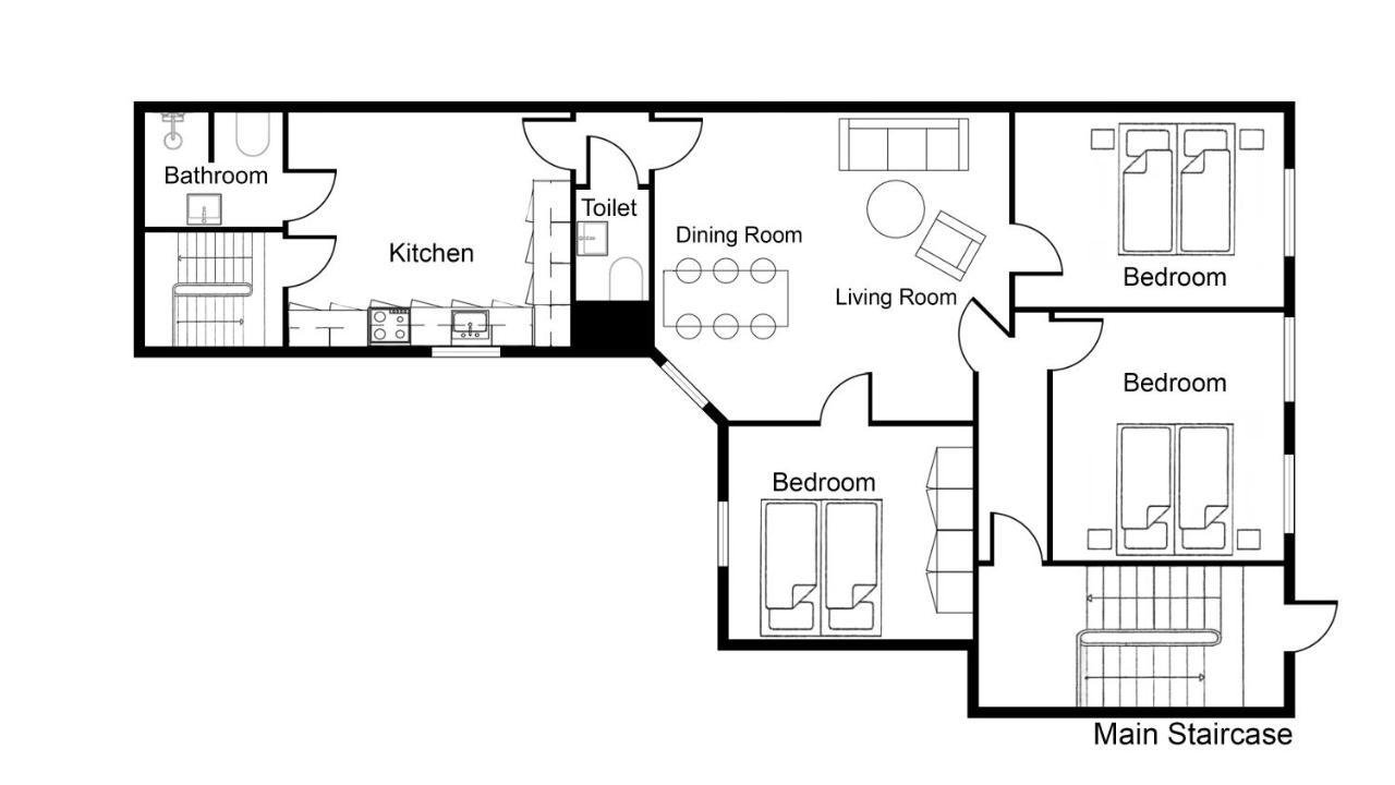Xl Flat W 3 Bedrooms By Kings Garden In Cph Kopenhagen