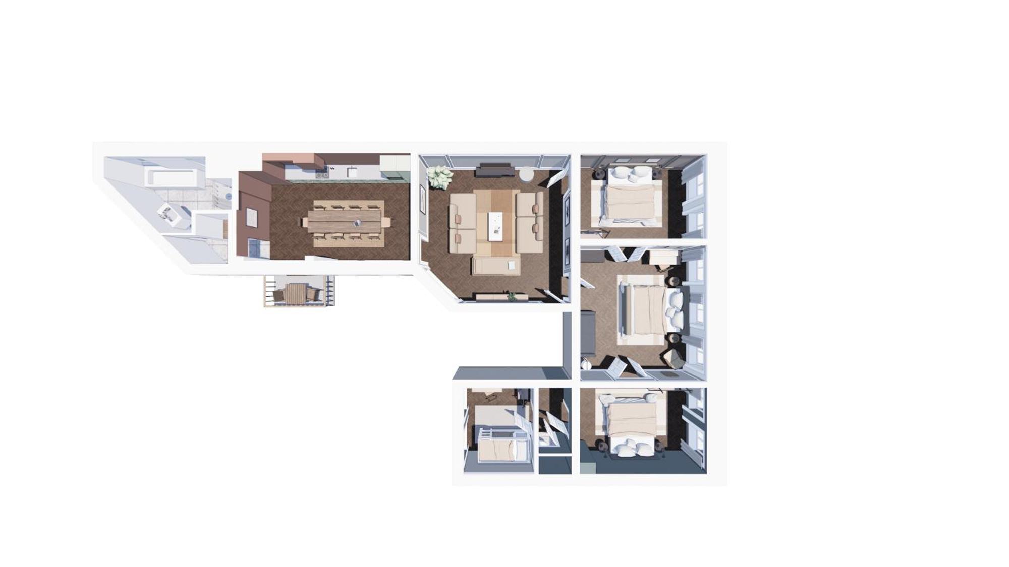 Stylish 4 Bedroom Flat In Cph Apartment Copenhagen