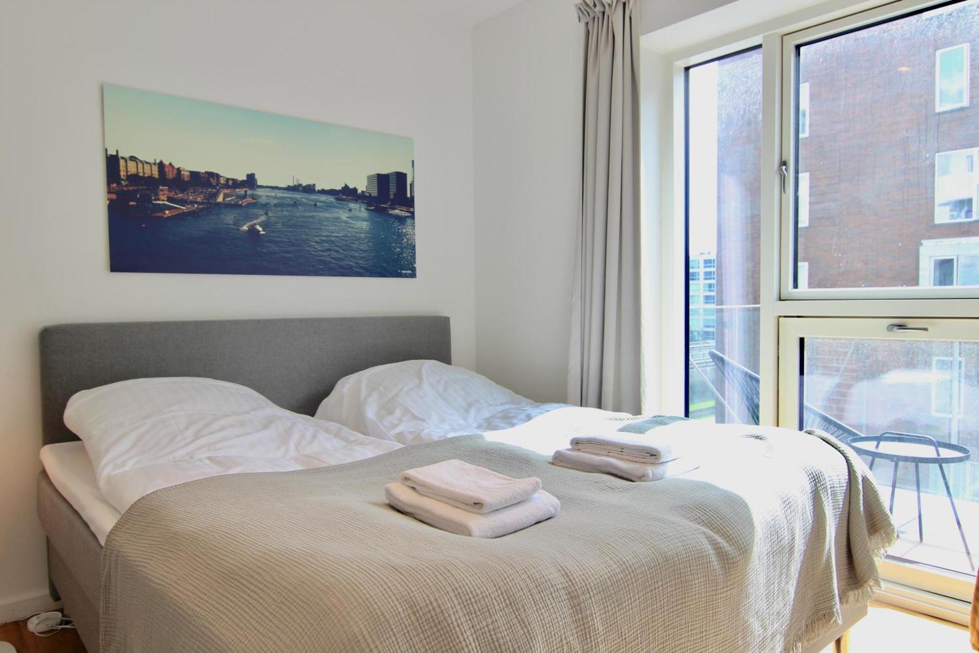 Appartement Modern 2-bed Wbalcony In Orestaden *