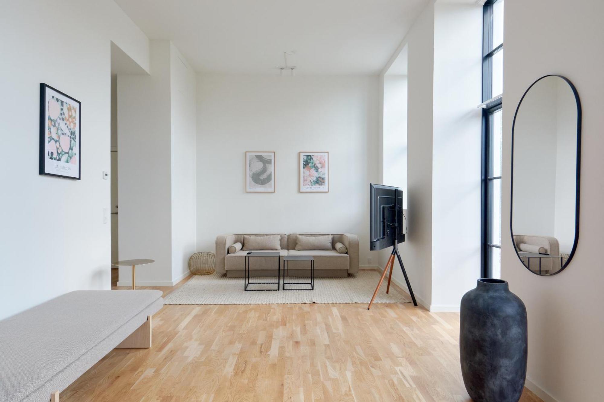 Apartamento Cozy And Bright With Private Car Park Copenhaga