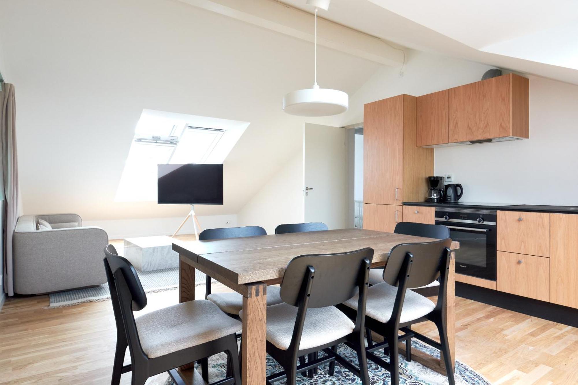 Apartamento Cozy And Bright With Private Car Park Copenhaga