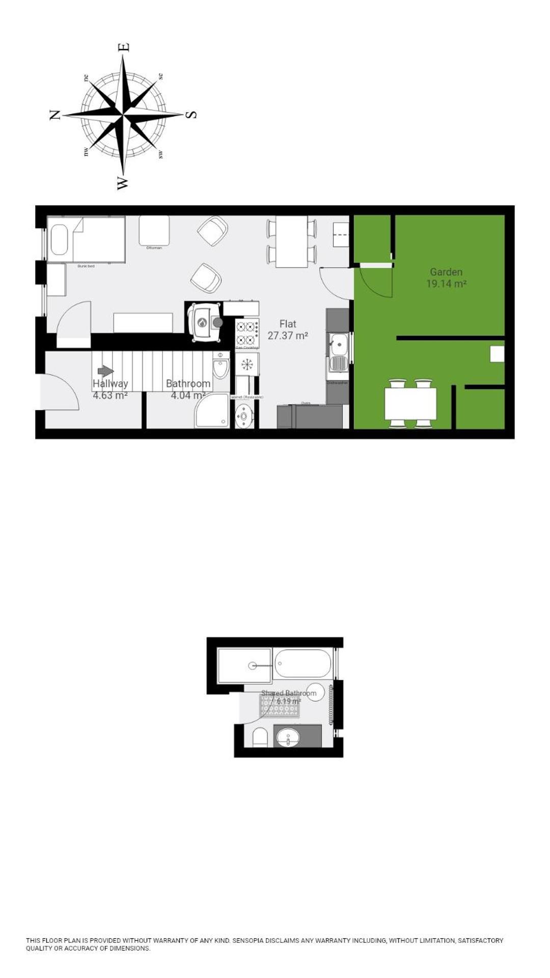 Habitación en casa particular Cozy Center Chambers With Kitchen And Garden