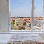View From The 18Th Floor Over Whole Of Copenhagen.