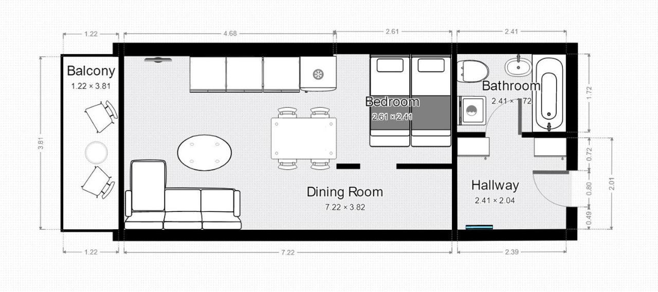 Appartement Aday - Dagmargade - Studio *