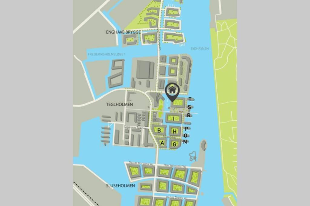 Canal View Apartment @ Teglholmen Copenhagen