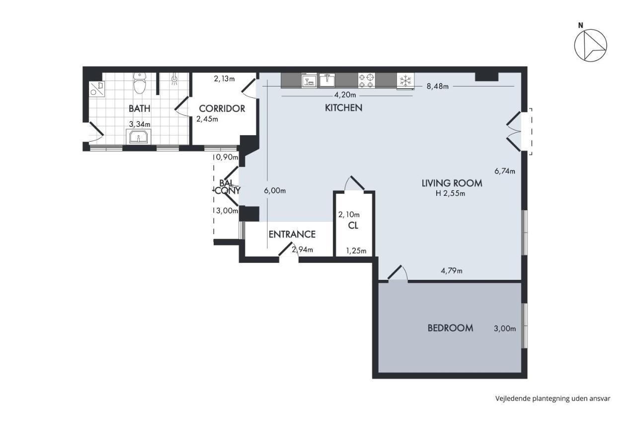 Sanders Monarch - Charming One-bedroom With Two Balconies * Copenhagen