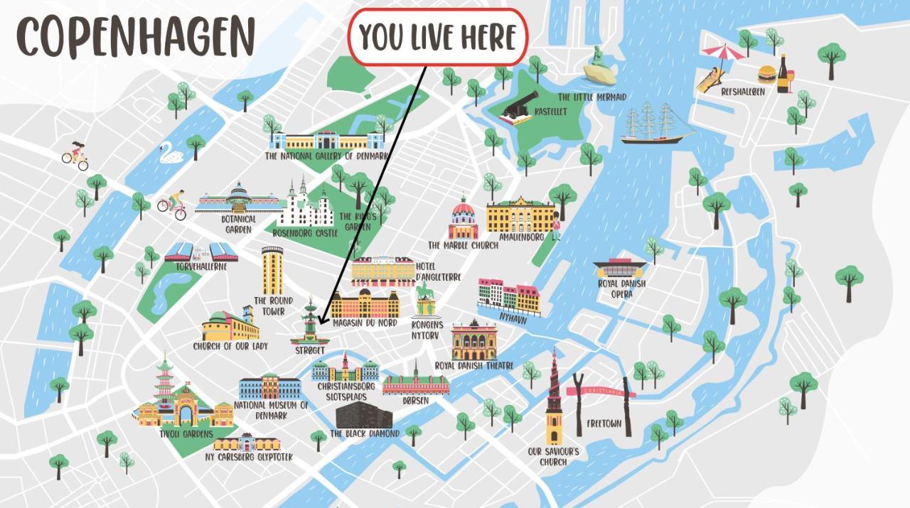 Appartement Perfect 3 Bedroom In The Heart Of Cph