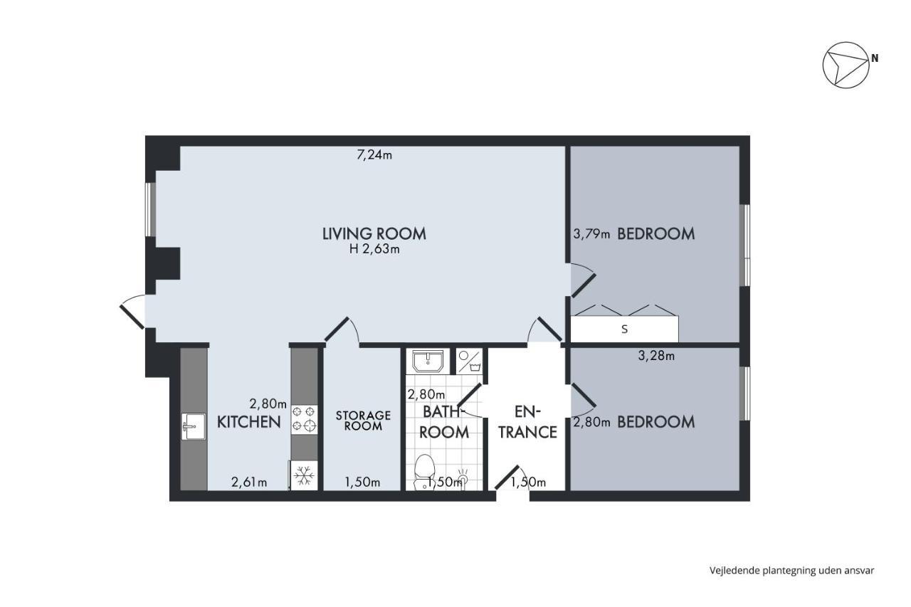 Huoneisto Sanders Arena - Adorable Two-bedroom Close To Metro Station *