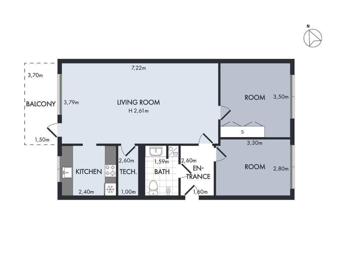 Sanders Arena - Inviting Two Bedroom Close To Metro Station Copenaghen