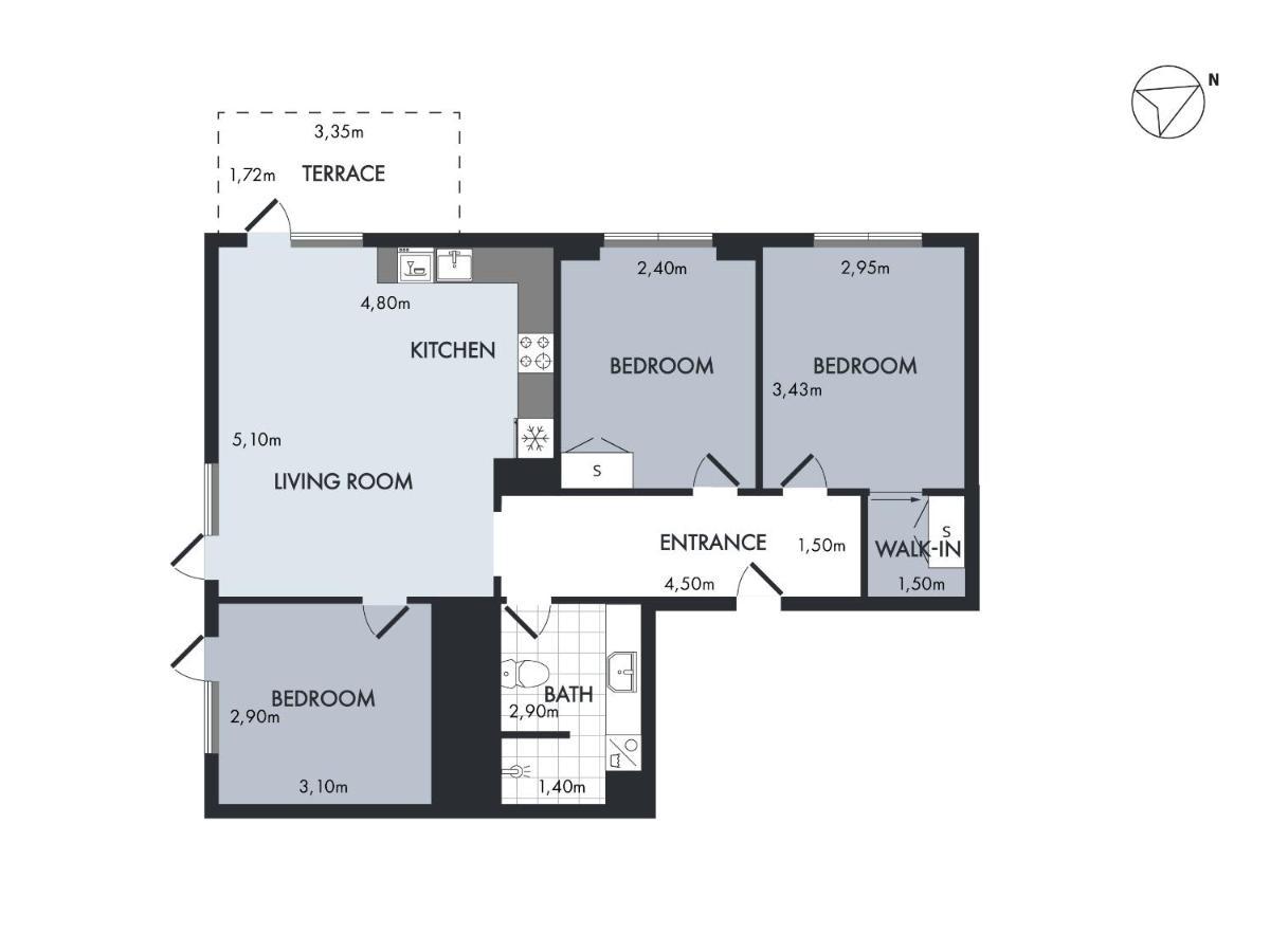 Sanders Arena - Chic Three-bedroom Close To Metro Station * Copenhagen
