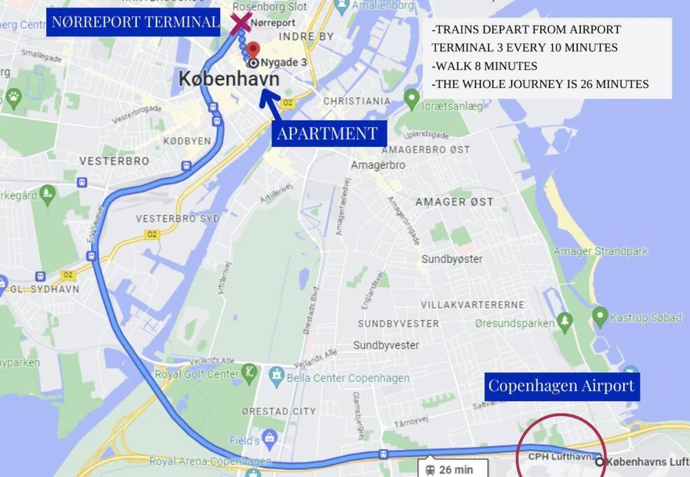Penthouse-nordic-citycenter-balcony Appartement Kopenhagen