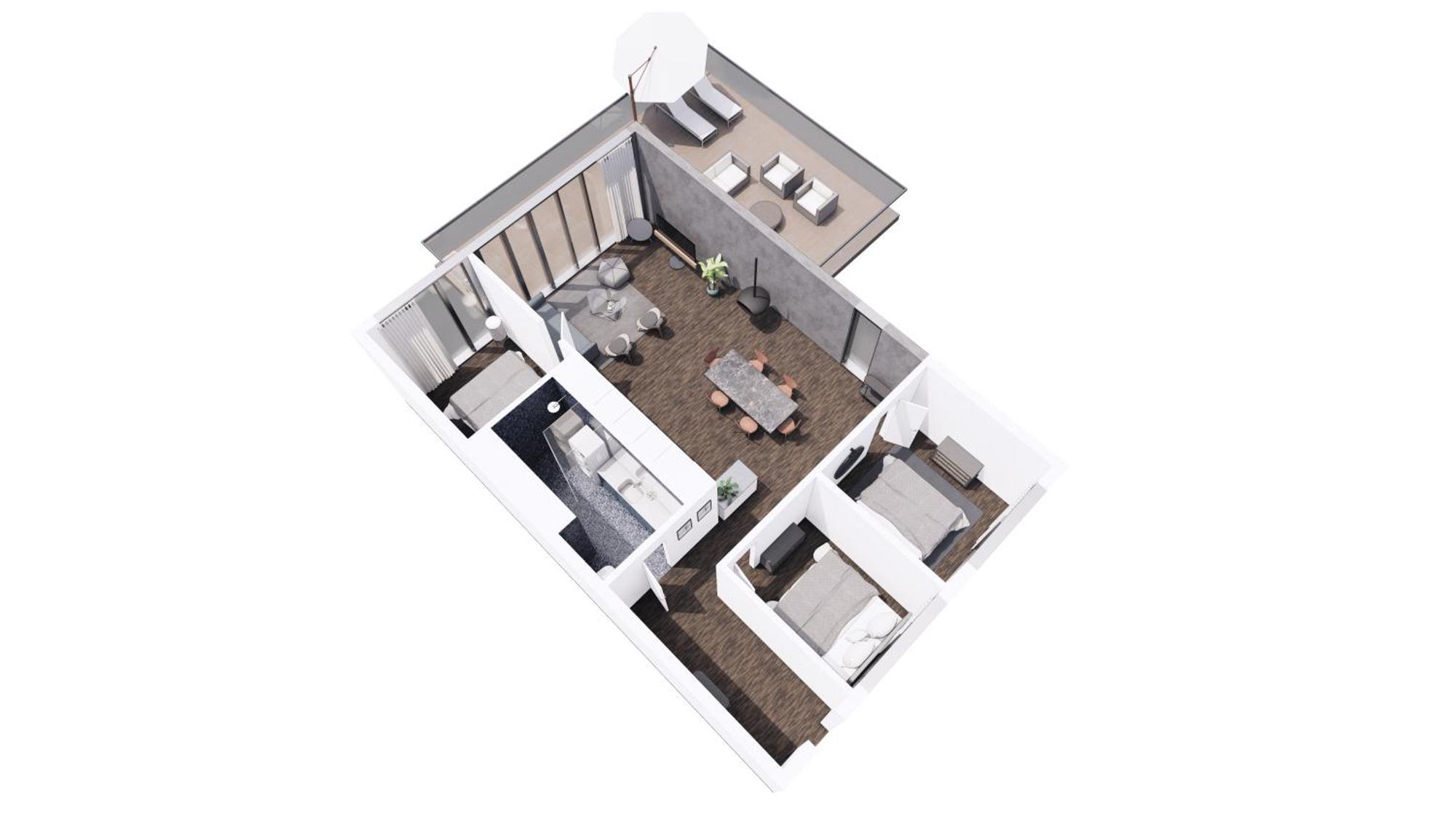 Luxury Harbourfront Penthouse With Private Rooftop Apartment