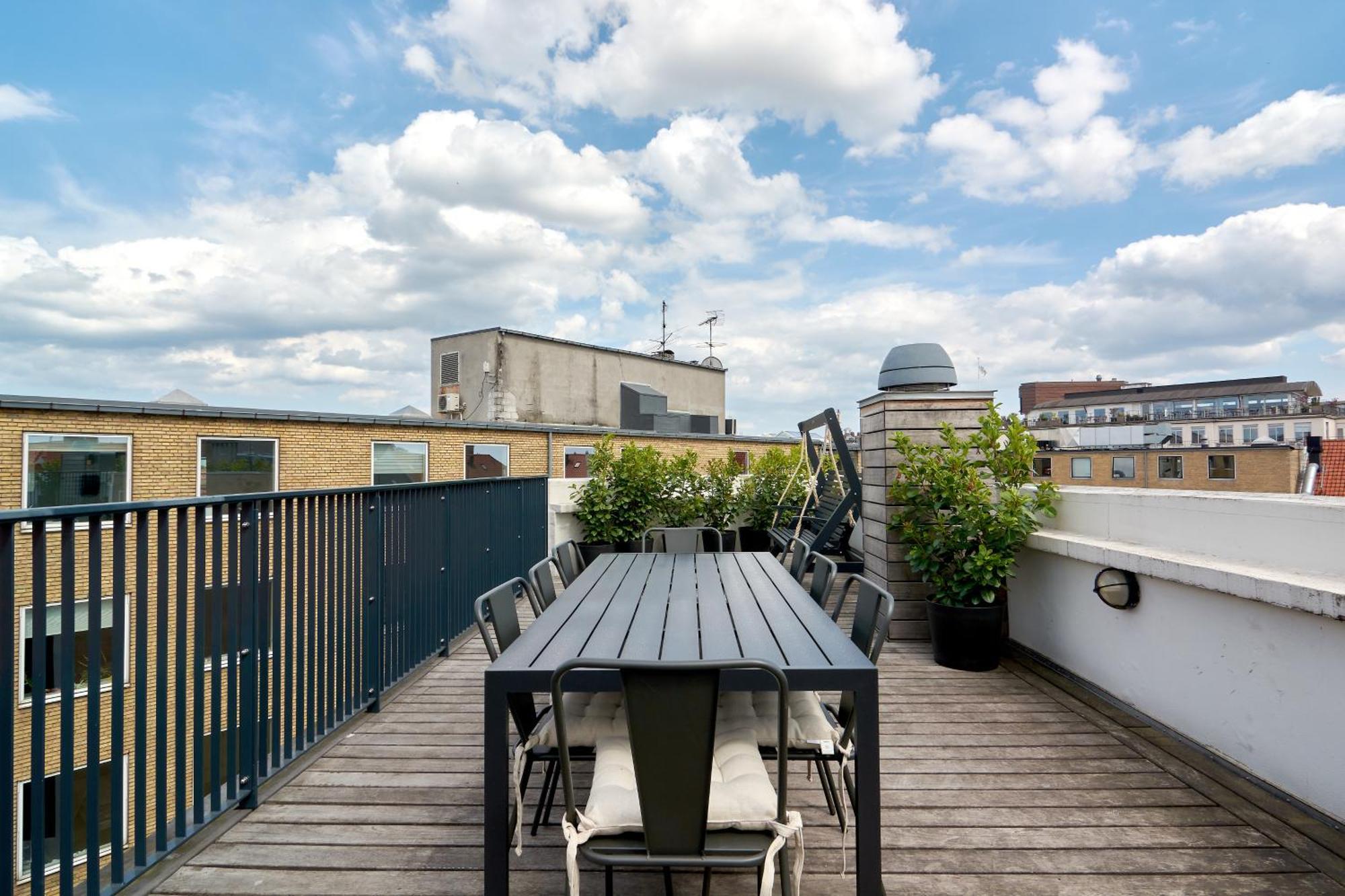 Luxury Penthouse - Private Balcony - Heart Of Appartement Copenhague