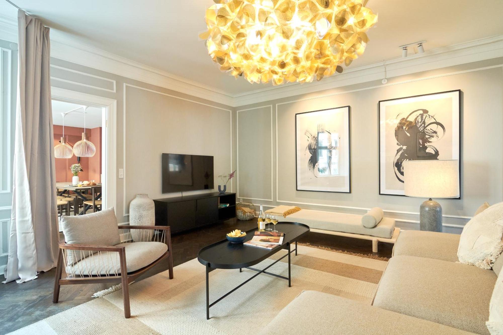 Stylish Spacious Flat W 3br In * Copenhagen