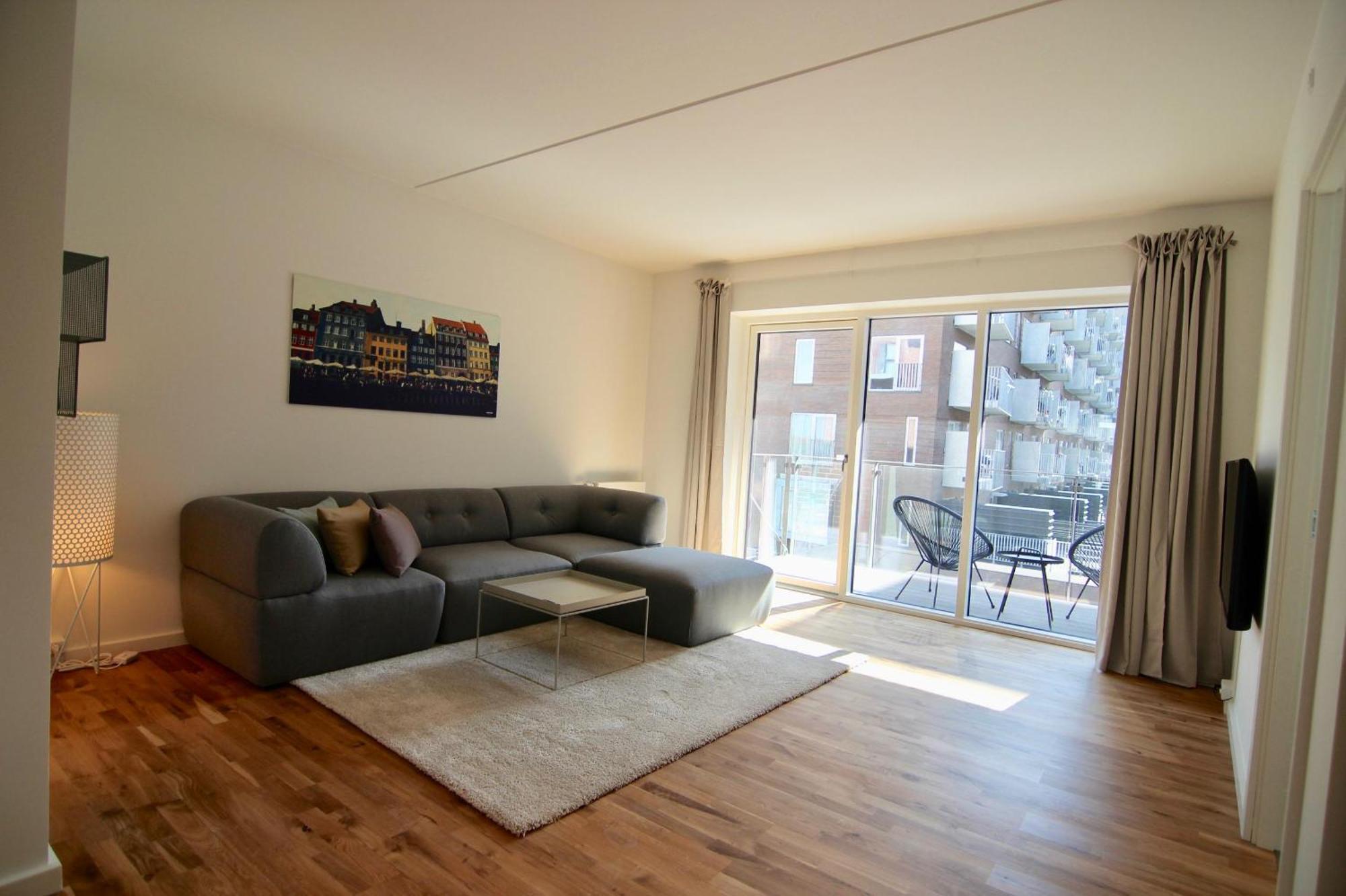 Fantastic 2-bed W Balcony In Orestaden Lejlighed