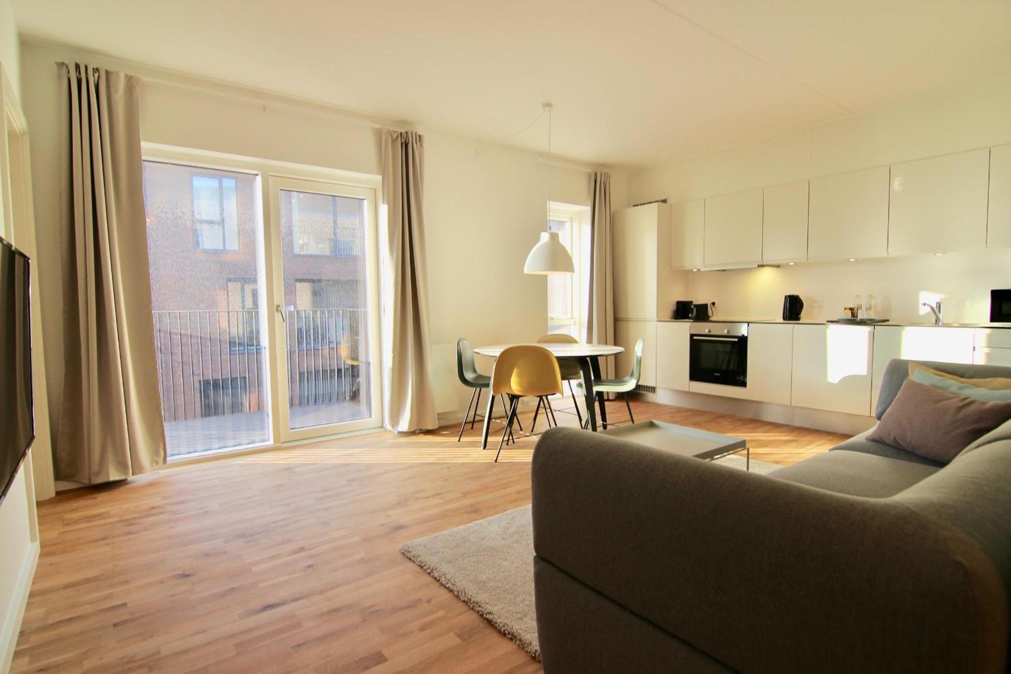 Great 3-bed Wbalcony In Orestaden Lejlighed *