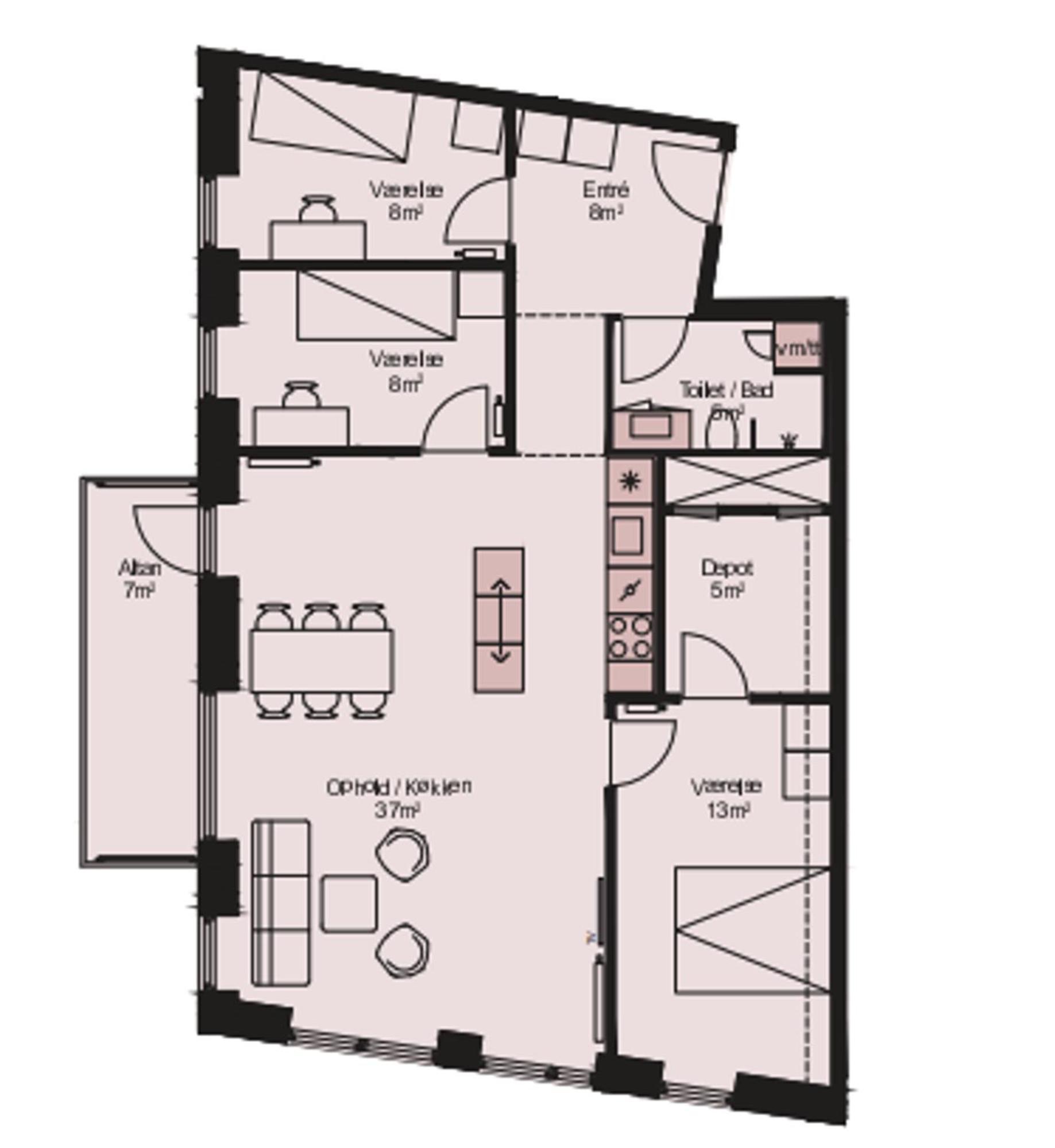 Fantastic 3-bed W Balcony In Orestad * Copenhague