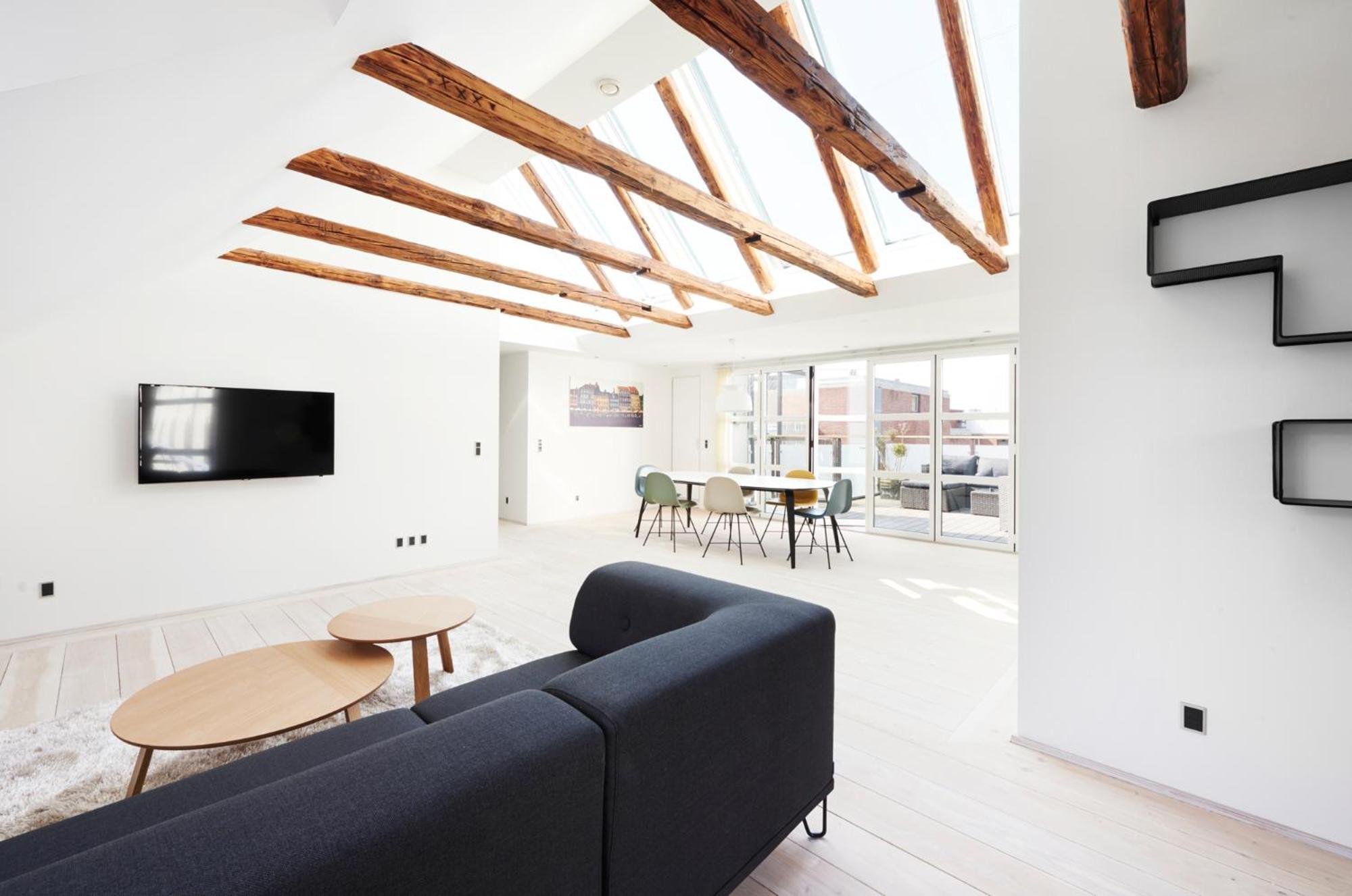 2-bed Penthouse With Elevator And Private Terrace * Copenhagen