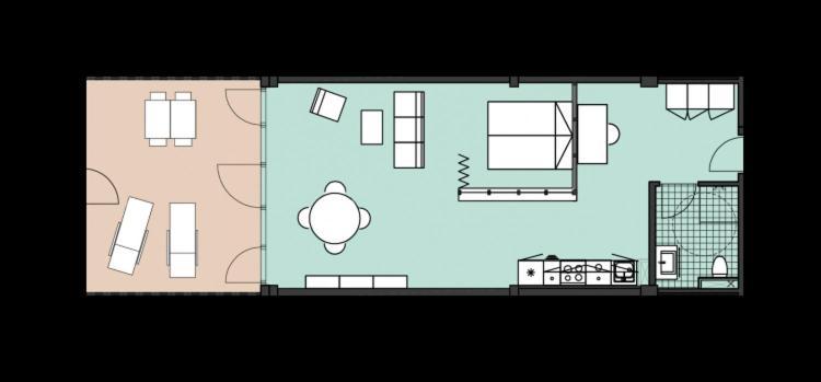 Apartment Cool 1-bed With Private Terrace Copenhagen