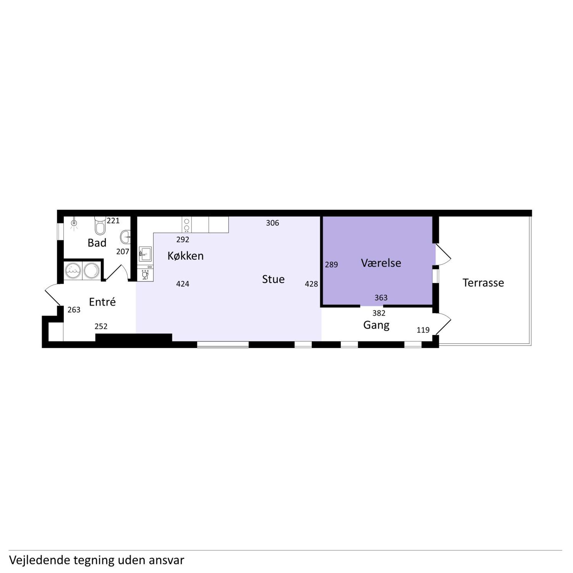 Come 2-personers Lejlighed Med Egen Terrasse Apartment Copenhagen