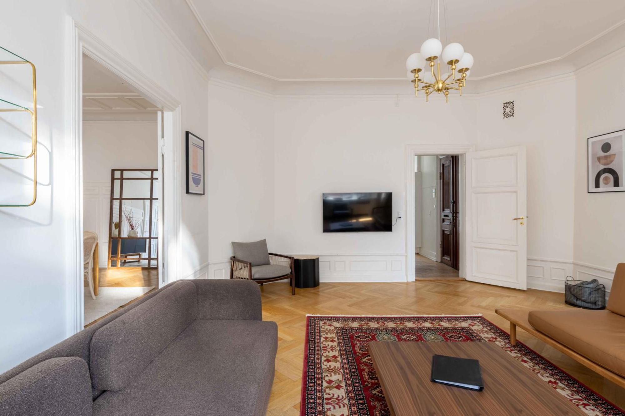 Apartment Lovely 3br Manor Flat 5 Min From Tivoli Gardens