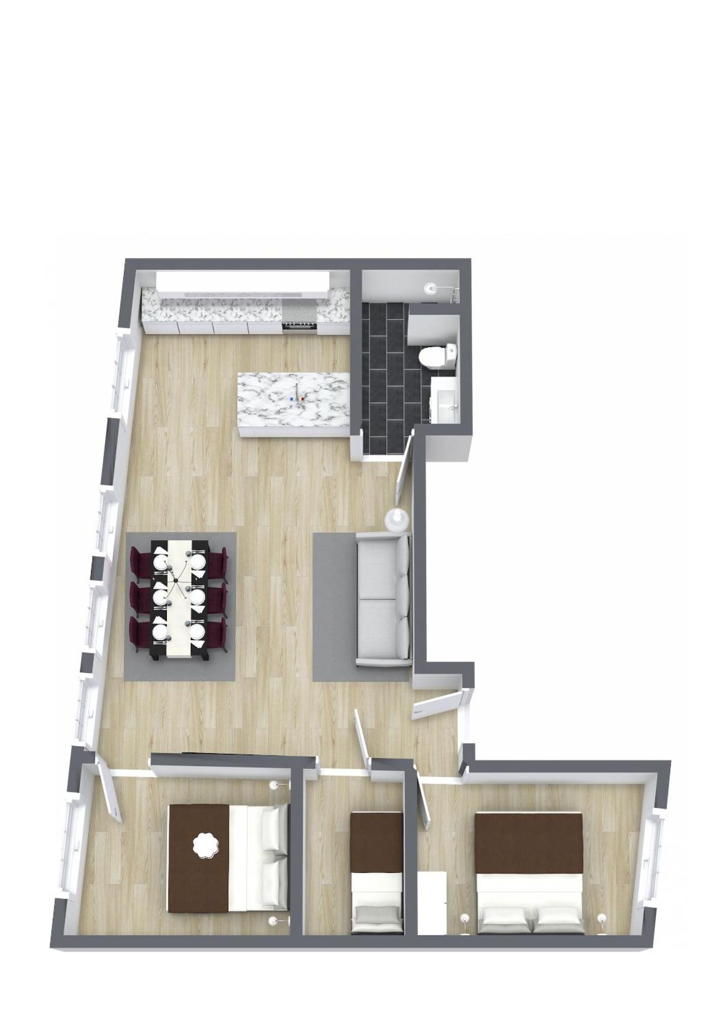 Appartement Perfect 3 Bedroom In The Heart Of Cph