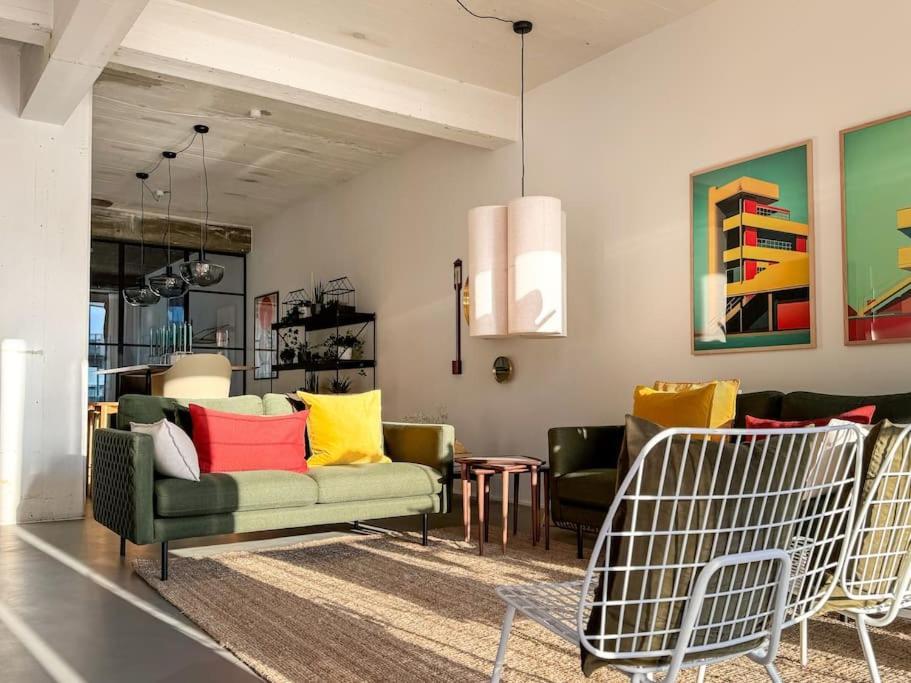 Stunning Industrial-style Loft By The Canals *