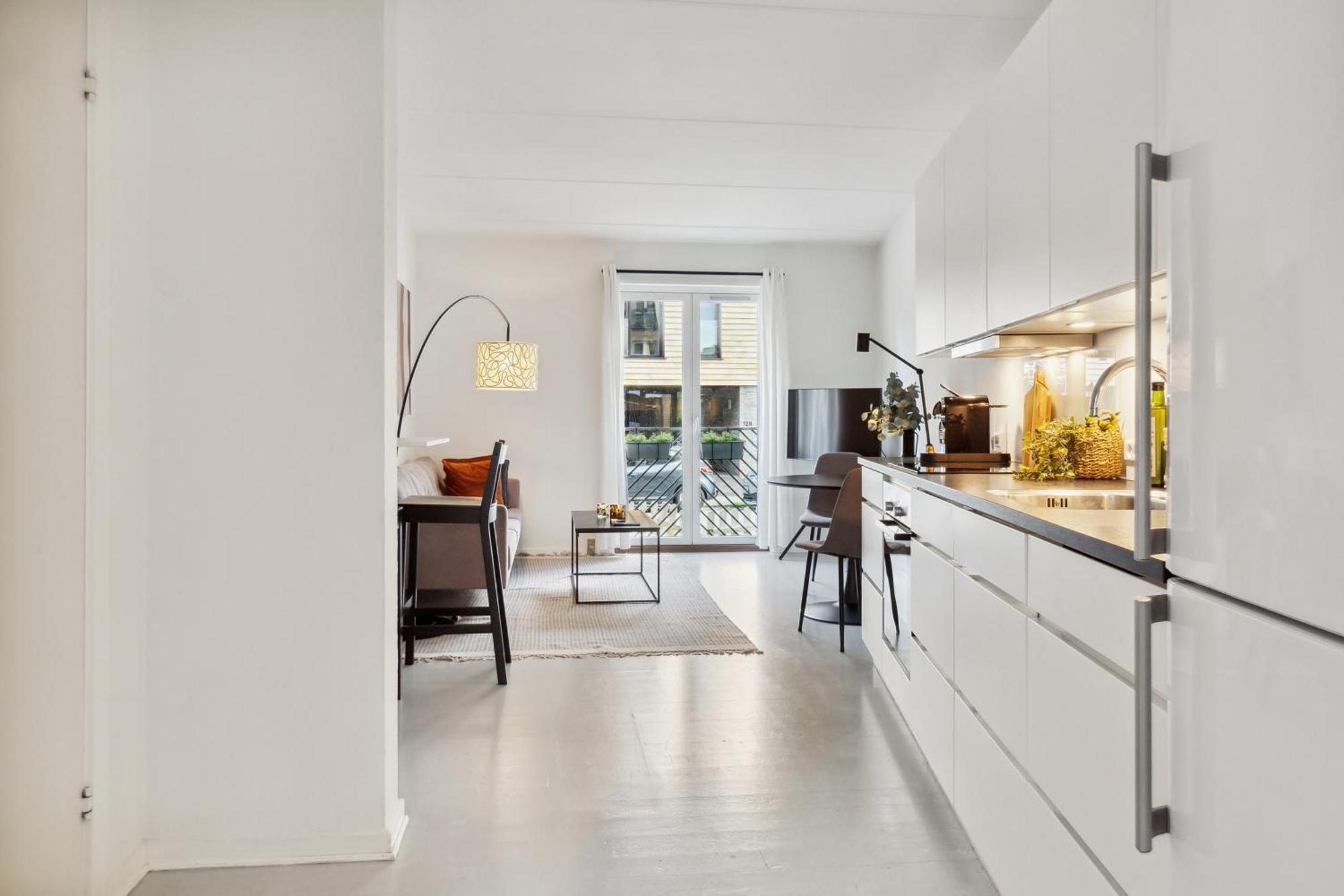 Moderne Og Minimalistisk Lejlighed I Nv *