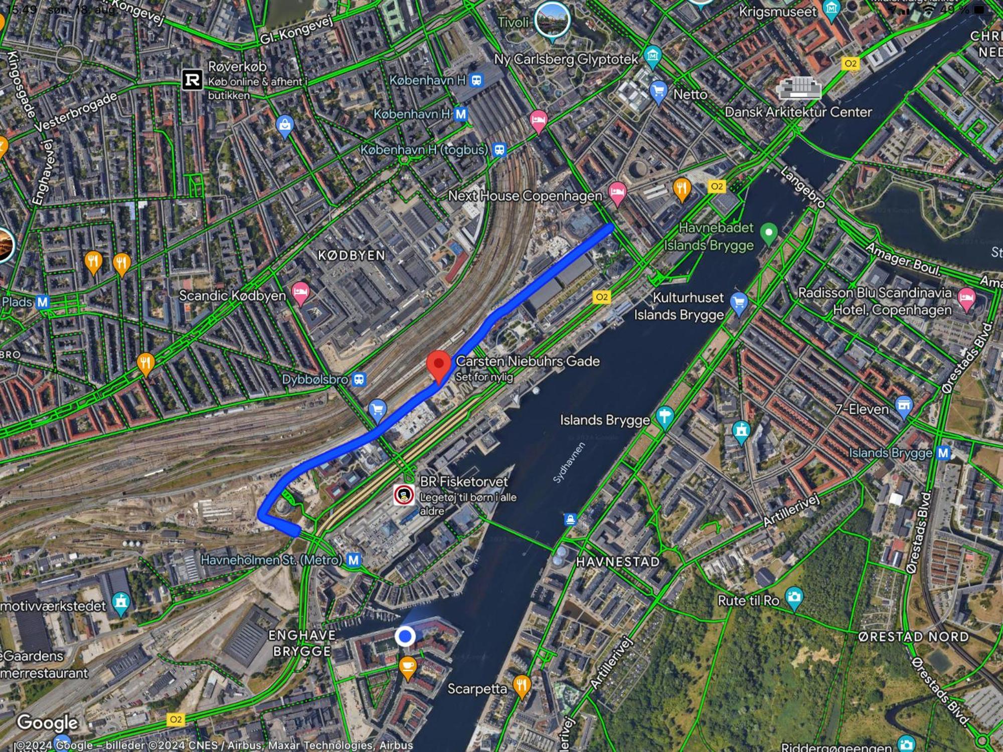 Luksuslejlighed Pa 7 Sal Med Elevator, Vestvendt Altan Og Udsigt Over Havn Og By Apartment Copenhagen