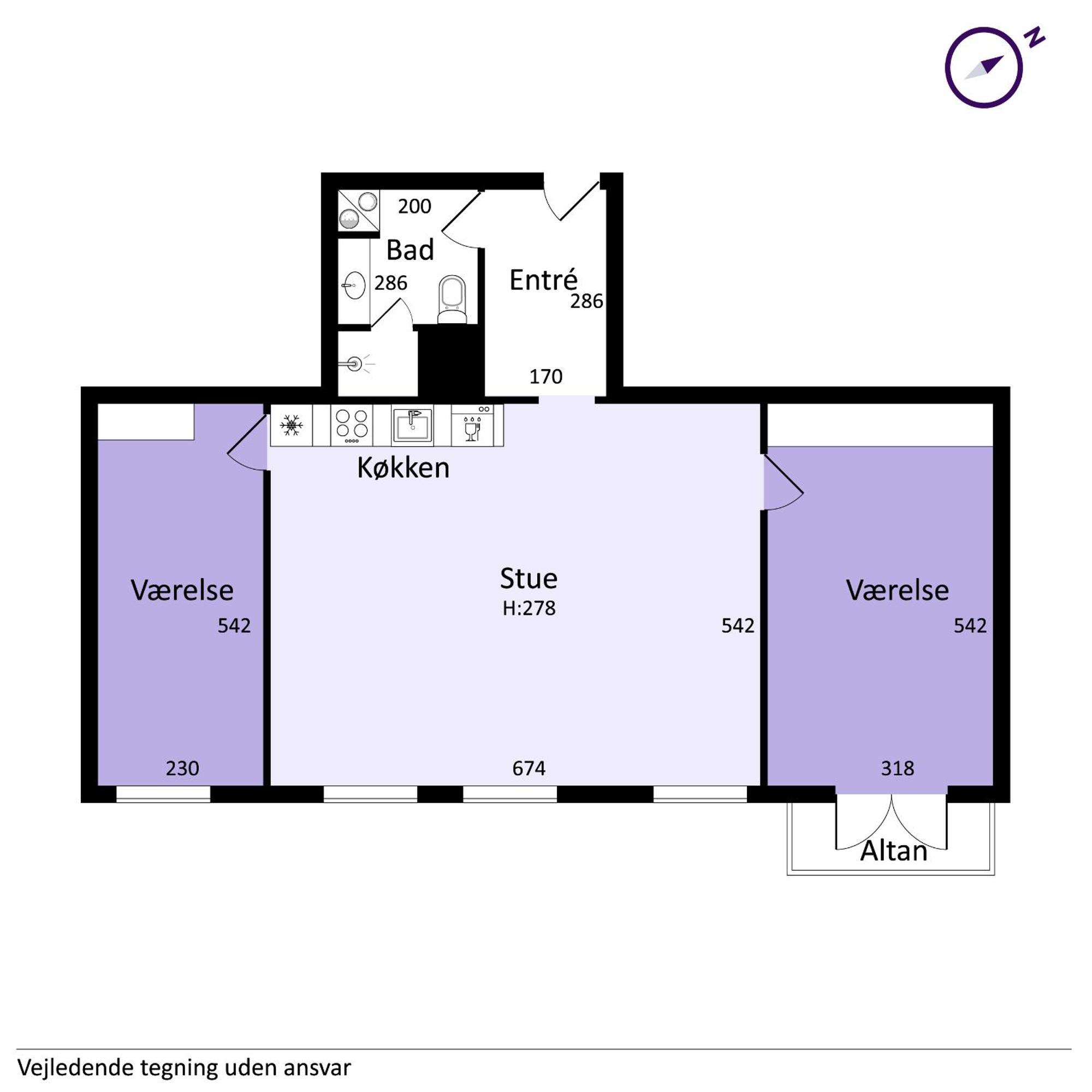 Apartment 2br M Privat Balkon - K Kopenhagen