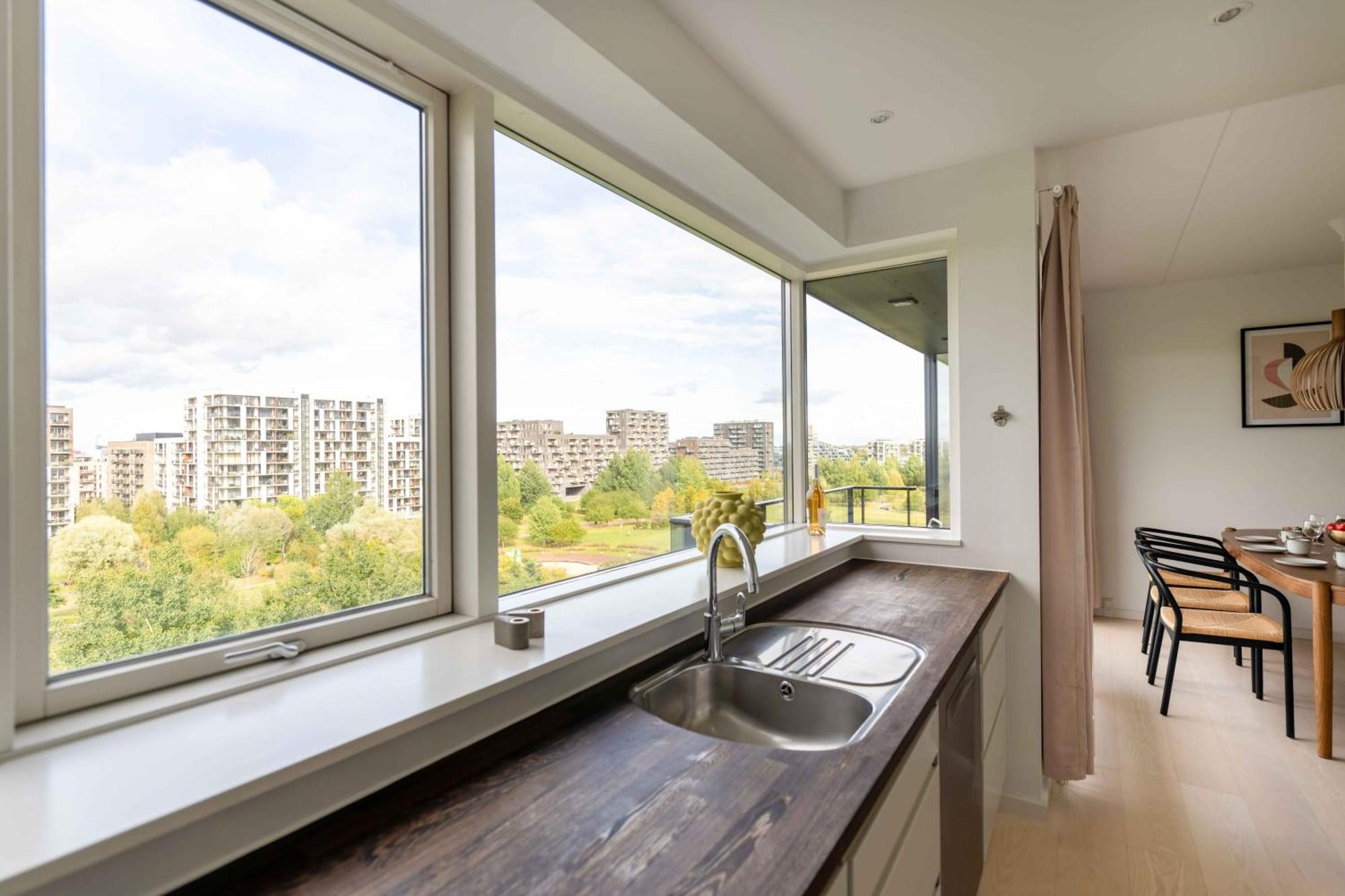 Stylish 3Br Apartment W Two Balconies Copenhaga