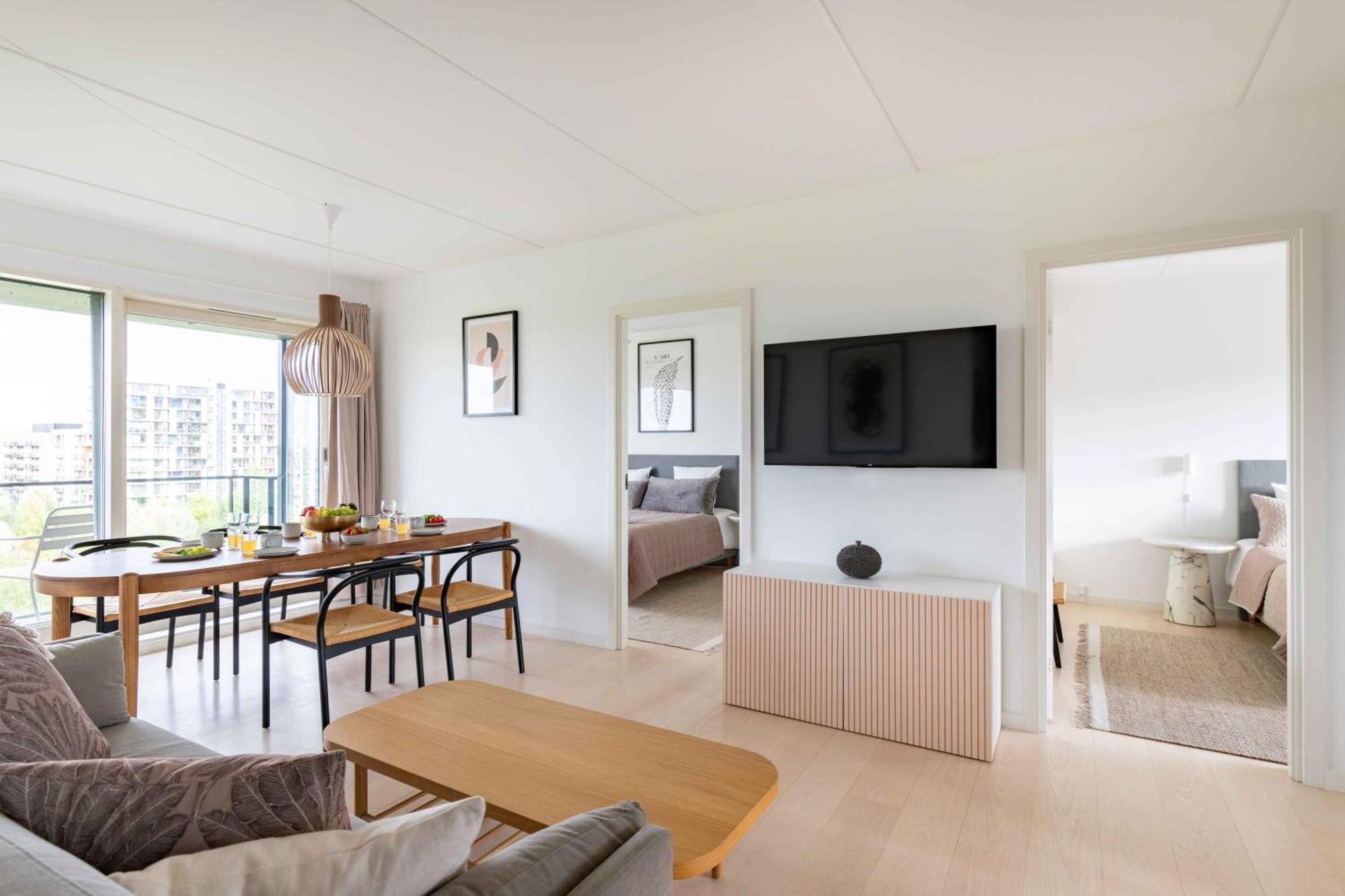 Apartamento Stylish 3Br Apartment W Two Balconies *