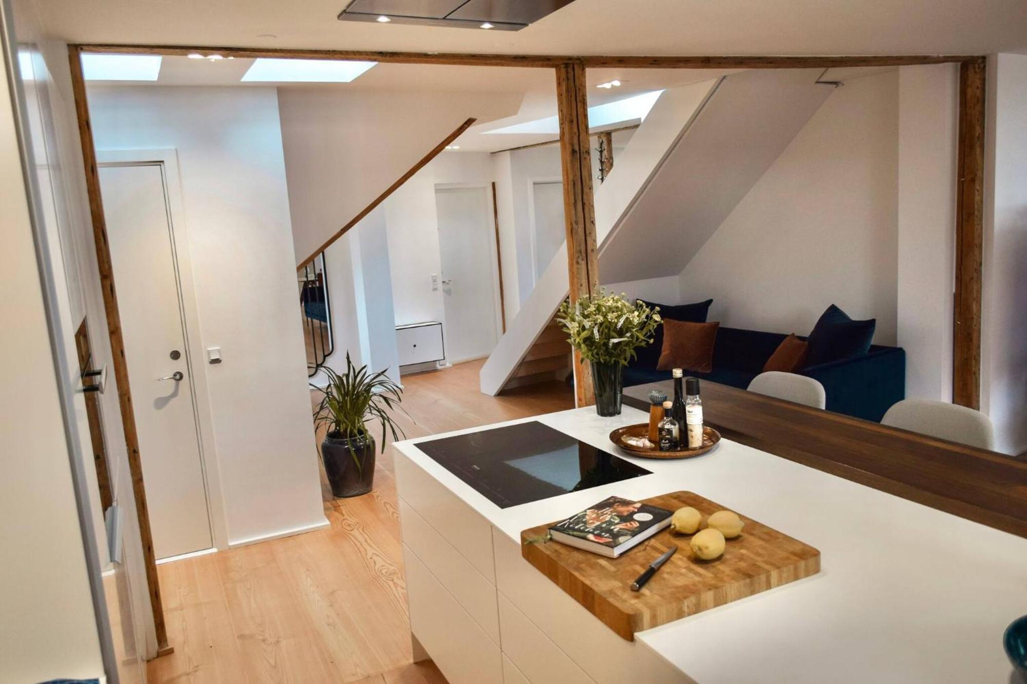 Appartement Penthouse With Private Rooftop Terrace Copenhague
