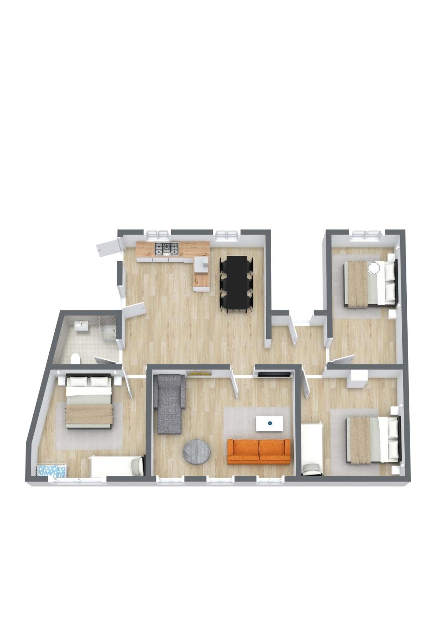 Large Flats In By Tivoli Gardens