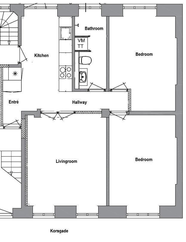 Korsgade Apartment *
