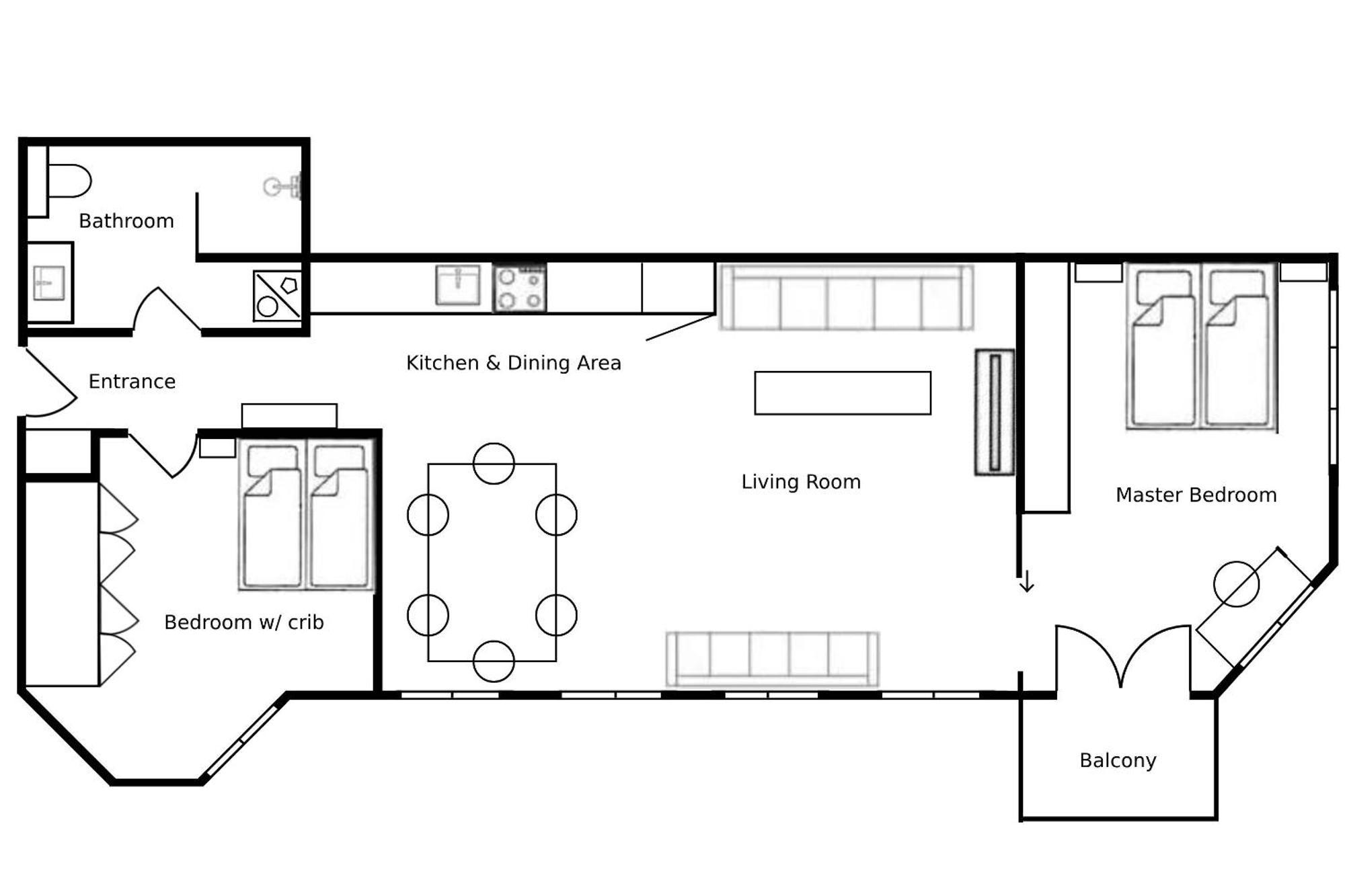 Apartment Stunning 2 Bedroom On Nyhavn With Private Balcony Copenhagen