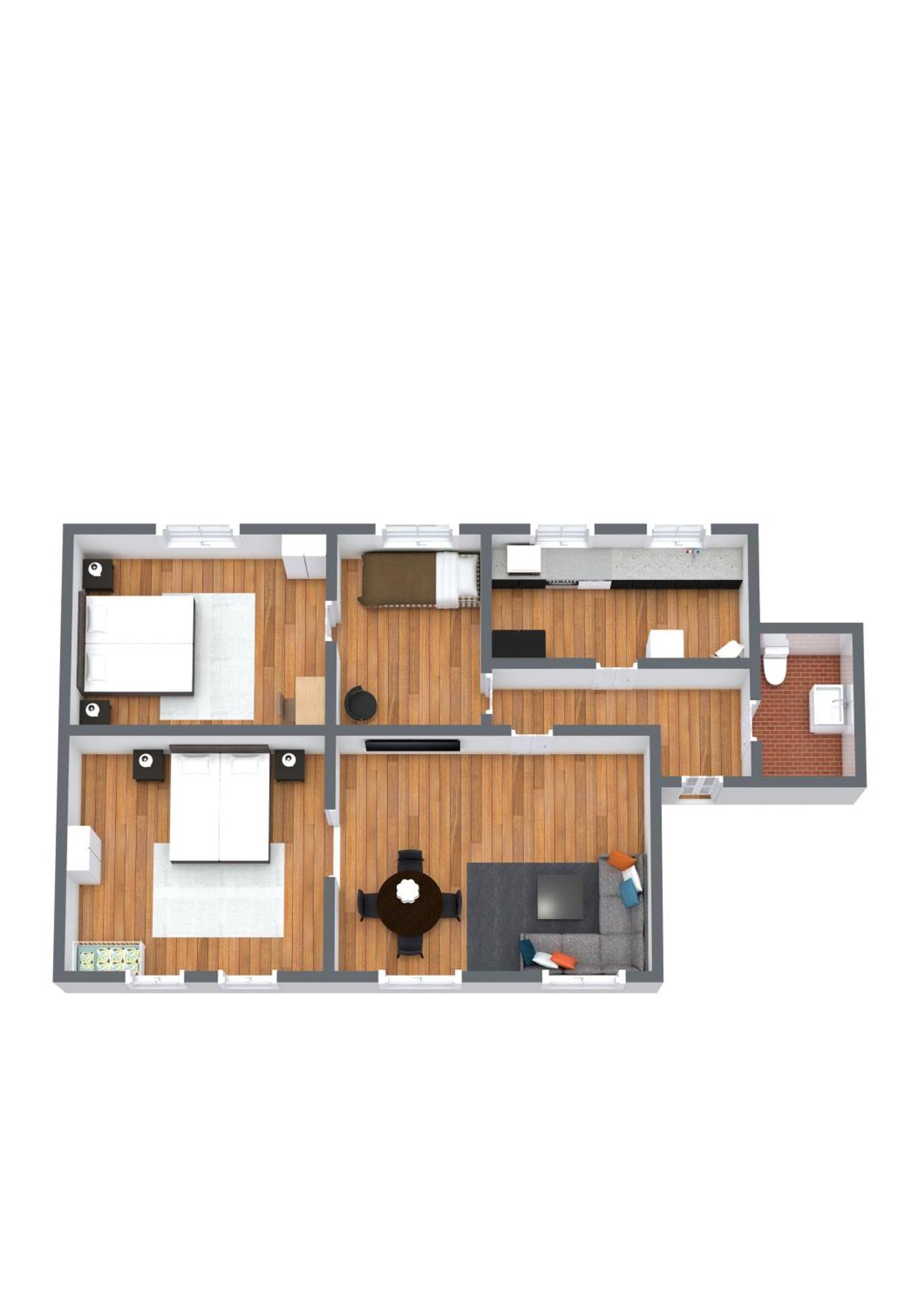 Spacious Scandinavian 3br Flat In Vibrant Area Apartment