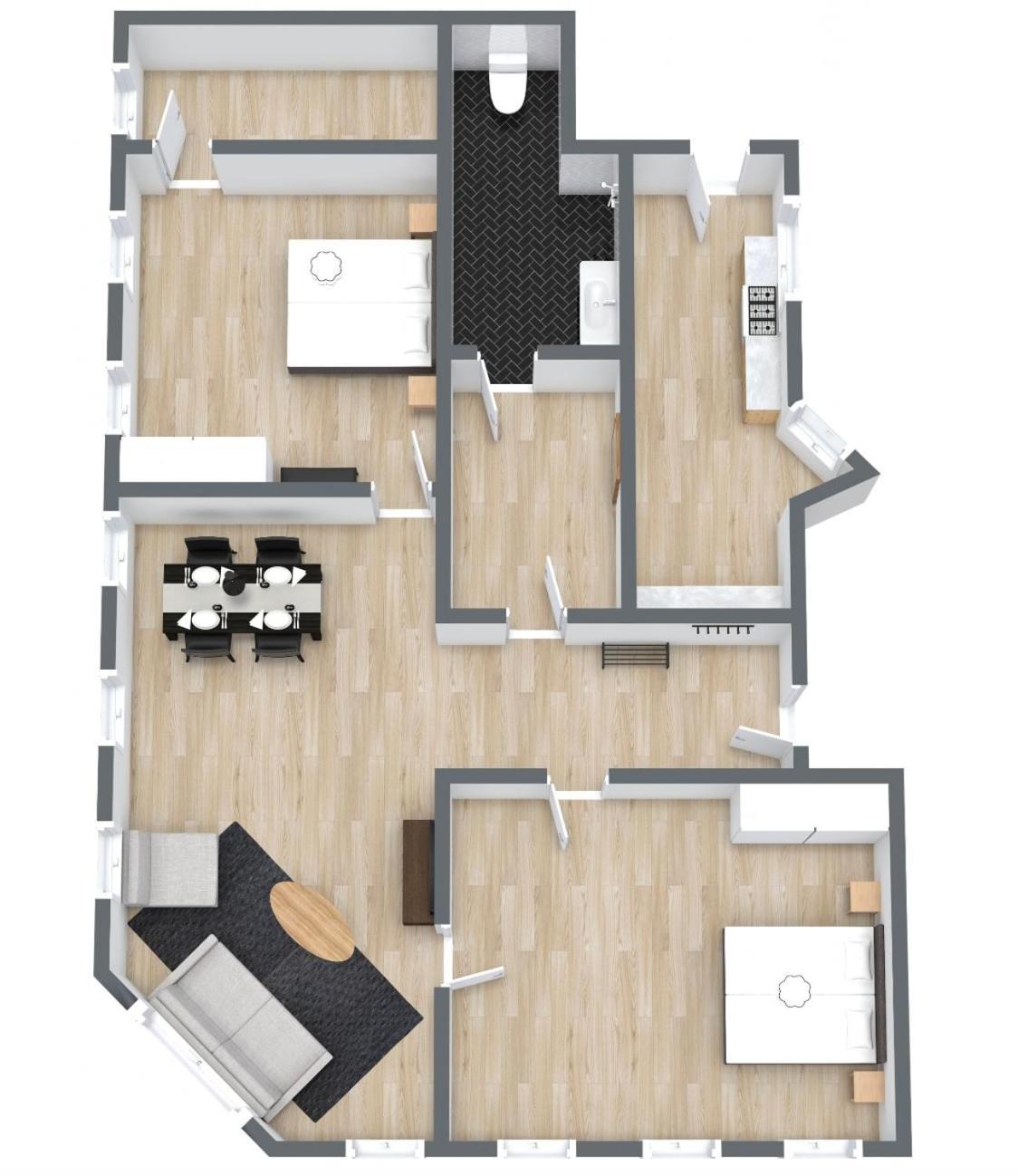 Apartment Spacious Tivoli Gardens W 3 Bedrooms *