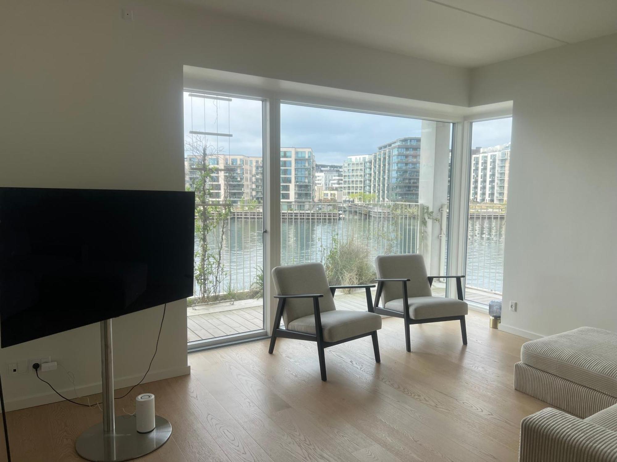 Laekker Med Vand Udsigt Pa Islands Brygge Apartment Copenhagen