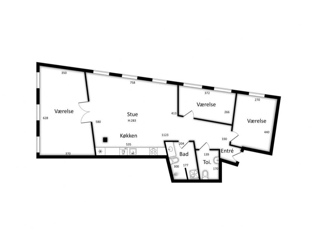 3 Bedroom In The Heart Of Apartment