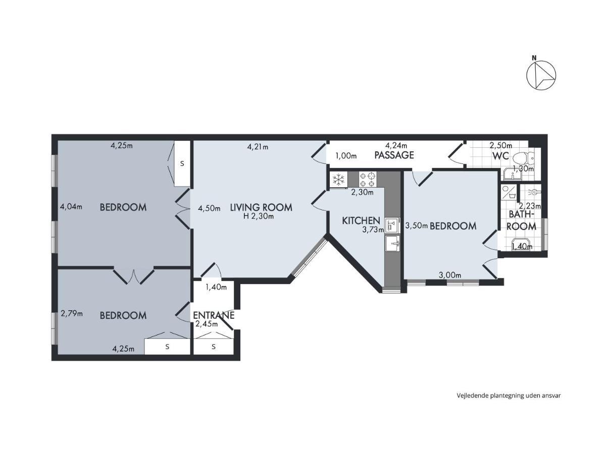 Sanders Stage - Endearing Three-bedroom Near Nyhavn Copenhagen