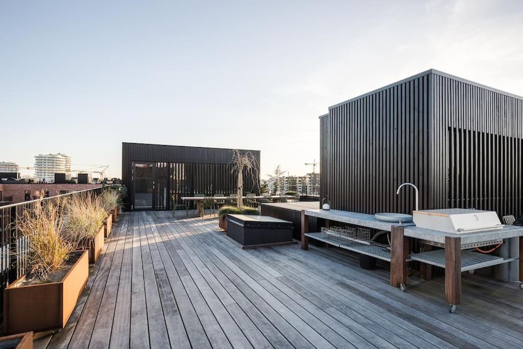 Penthouse W. Private Rooftop At The Waterfront Copenhague