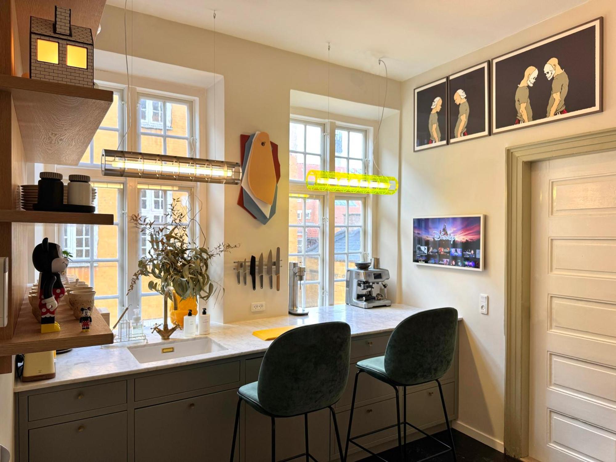 Luxury 'kings Garden View' 260m2 Prime Located Flat Lejlighed København
