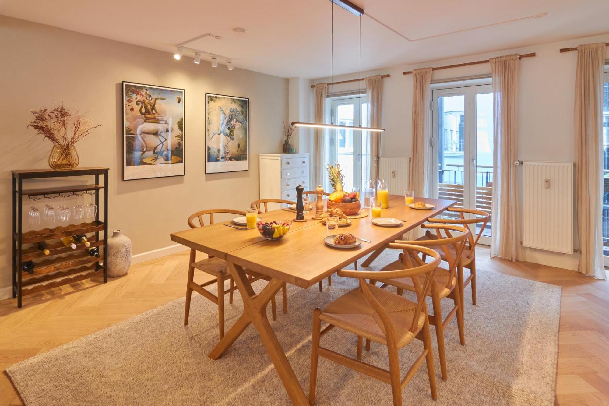 Appartement Designer 2 Bedroom With Private Balcony Kopenhagen